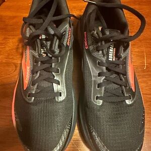 Brooks Adrenaline Black and Red Sneakers